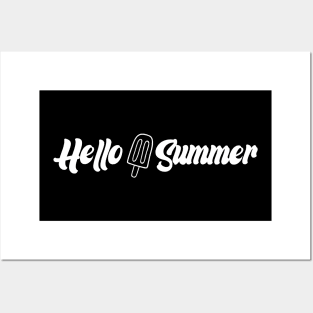 summer time vocation gifts design   hello summer for travel beach and surfing Posters and Art